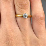 "Vionelle" 0.27 Carat  Round Cut Natural Diamond Solitaire Engagement Ring MDR3797