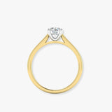 "Virelle" 0.51 Carat Round Cut Natural Diamond Solitaire Engagement Ring MDC317