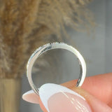 "Viresta" 0.63 Carat Round Cut Natural Diamond Half Eternity Ring MDR3952