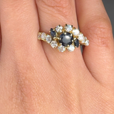 "Vyxen" Carat Round & Marquise Cut Diamond Shoulder Engagement Ring RAM1184R HEERA DIAMONDS