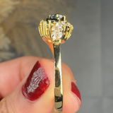 "Vyxen" Carat Round & Marquise Cut Diamond Shoulder Engagement Ring RAM1184R HEERA DIAMONDS