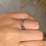 "Yara" V Shape Eternity Ring Emerald Cut Diamond ET36 - HEERA DIAMONDS