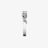 "Zafira" 0.62 Carat Round Cut Diamond Half Eternity Ring ET91