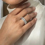 "Zaria" 0.85 Carat Diamond Half Eternity Ring ET102 HEERA DIAMONDS