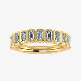 "Zaria" 0.85 Carat Diamond Half Eternity Ring ET102