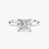"Zella" 1 Carat Solitaire Princess Cut Diamond Engagement Ring SSPC07