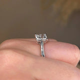 "Zella" Solitaire Princess Cut Diamond Engagement Ring SSPC07 - HEERA DIAMONDS