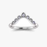 "Zephira" Round Cut 0.1 Carat Diamond Eternity Ring ET82
