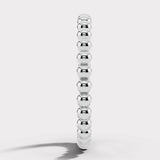 "Zev" Minimalist Beads Contemporary Eternity Ring ET79