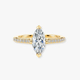 "Zora" 1 Carat Marquise Cut Diamond Grain Set Diamond Engagement Ring DSMC03