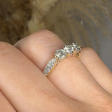 "Zorielle" 1 Carat Lab Grown Diamond Eternity Rings RAM439R