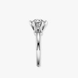 "Zyellea" 0.92 Carat Round Cut Solitaire Natural Diamond Engagement Ring HR1937