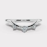 "Zyna" Centre Dip 0.20ct Diamond Eternity Ring ET12
