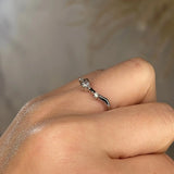 "Zyna" Centre Dip Diamond Eternity Ring ET12 - HEERA DIAMONDS