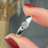 "Zyrella" 0.40 Carat Round Cut Natural Diamond Solitaire Engagement Ring MDR3718