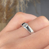 "Zyrella" 0.40 Carat Round Cut Natural Diamond Solitaire Engagement Ring MDR3718