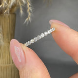 "Zyvex" 0.96 Carat Round Cut Natural Diamond Full Eternity Ring MDR4517