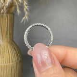 "Zyvex" 0.96 Carat Round Cut Natural Diamond Full Eternity Ring MDR4517
