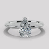 "Astrid" 1 Carat Solitaire Pear Cut Diamond Engagement Ring SSPS08
