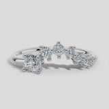 "Aeris" 0.60ct Bold Diamond Wave Shaped Eternity Band ET29