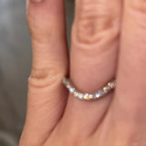 "Leia" Micro Set 0.18ct Diamond Shaped Eternity Ring ET21