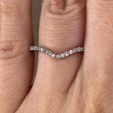 "Kira" Pave U Shape Eternity 0.30ct Diamond Ring ET25