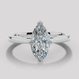"Eden" 1 Carat Solitaire Marquise Cut Diamond Engagement Ring SSMC04