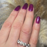 "Resie" Claw Set 2.5ct Diamond Round Shaped  Eternity Ring