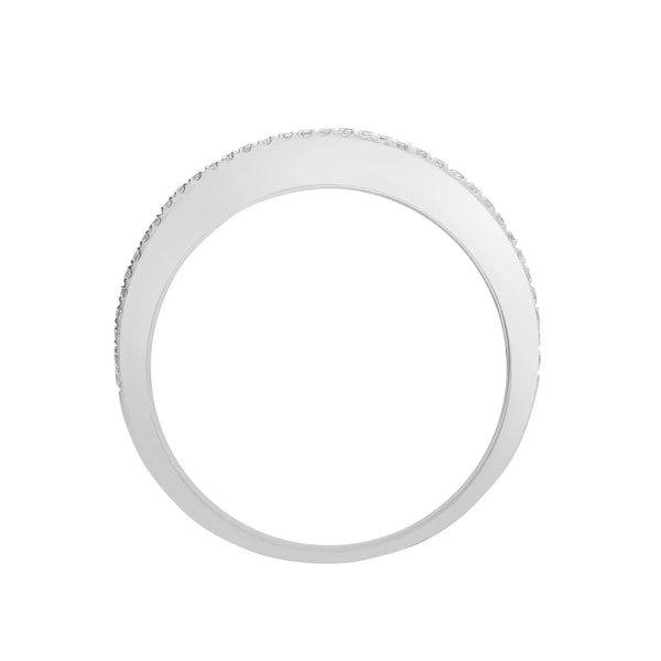 18ct White Diamond-0.35ct Em-0.61ct Ring - HEERA DIAMONDS