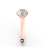 JORDEN - Round Brilliant Diamond Solitaire Engagement Ring in Rose Gold - HEERA DIAMONDS