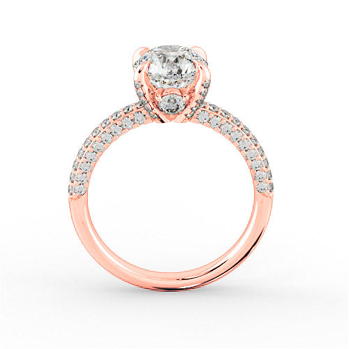Nel Halo Engagement Ring - HEERA DIAMONDS