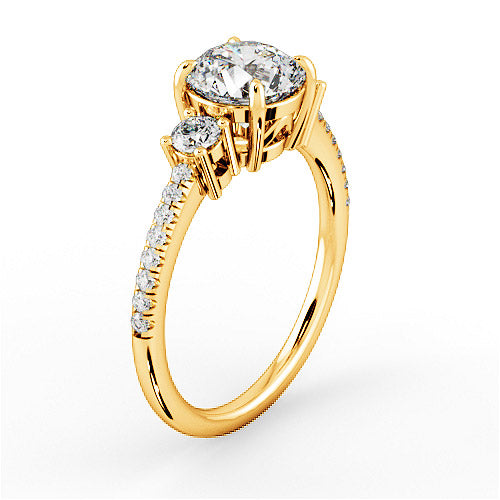 Riva Halo Engagement Ring - HEERA DIAMONDS