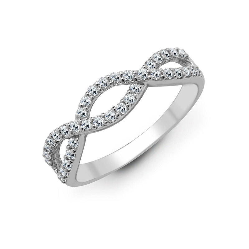 18ct White 0.39ct Diamond Ring - HEERA DIAMONDS