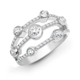 18ct White 0.85ct Diamond Ring - HEERA DIAMONDS