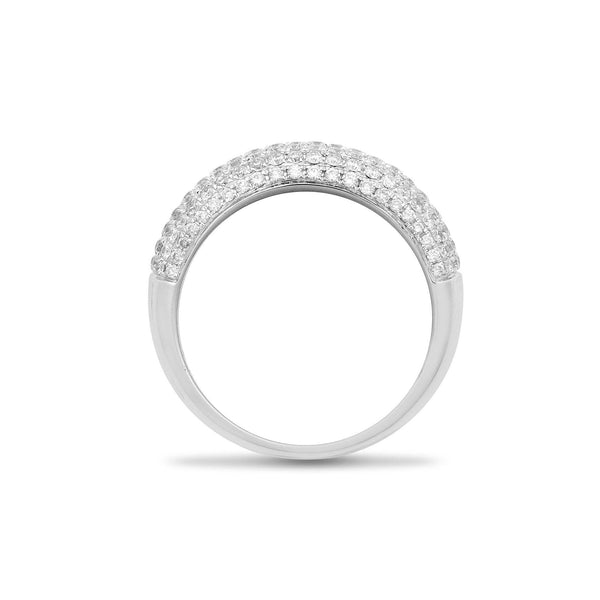 18ct White 1.00ct Diamond Bombay Ring - HEERA DIAMONDS