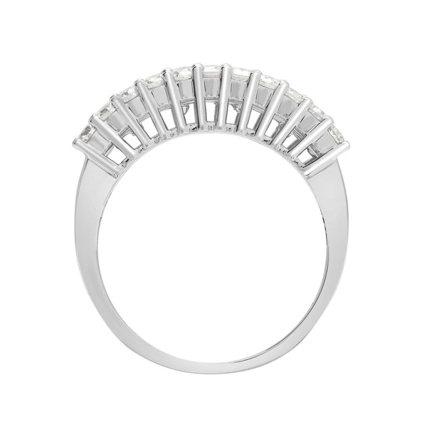 18ct White 2.00ct Round & Baguette Diamond Ring - HEERA DIAMONDS