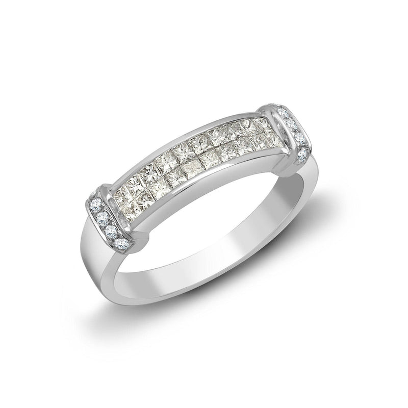 18ct White Gold Diamond Ring - HEERA DIAMONDS