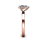 Alora Pear Cut Solitaire Engagement Ring in Rose Gold - HEERA DIAMONDS