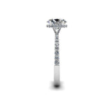 Amis Oval Cut Solitaire Engagement Ring in Platinum - HEERA DIAMONDS