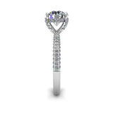 Armida Round Brilliant Solitaire Engagement Ring In Platinum - HEERA DIAMONDS