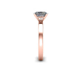 Avena Radiant Cut Solitaire Engagement Ring in Rose Gold - HEERA DIAMONDS