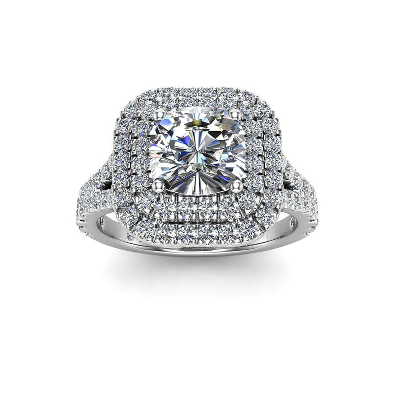 The Queen Engagement Ring in Platinum - HEERA DIAMONDS