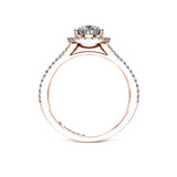 The Siren Pear Engagement Ring in Rose Gold - HEERA DIAMONDS