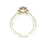 The Siren Pear Engagement Ring in Yellow Gold - HEERA DIAMONDS