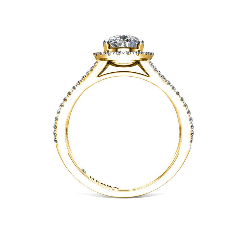 The Siren Pear Engagement Ring in Yellow Gold - HEERA DIAMONDS