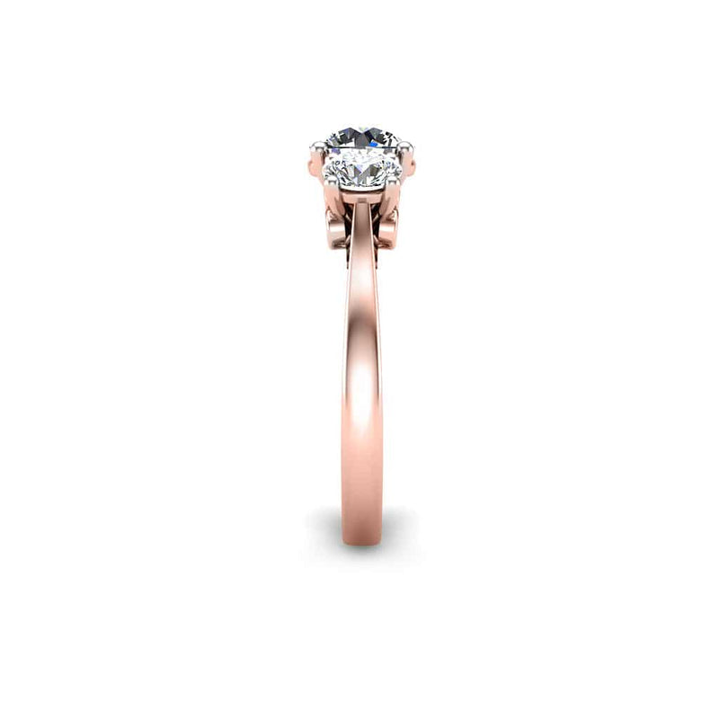 Three Stone Diamond engagement ring Reina - HEERA DIAMONDS