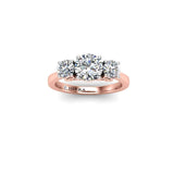 Three Stone Diamond engagement ring Reina - HEERA DIAMONDS