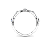 The Roman Lovestory Art Deco Eternity Ring - HEERA DIAMONDS