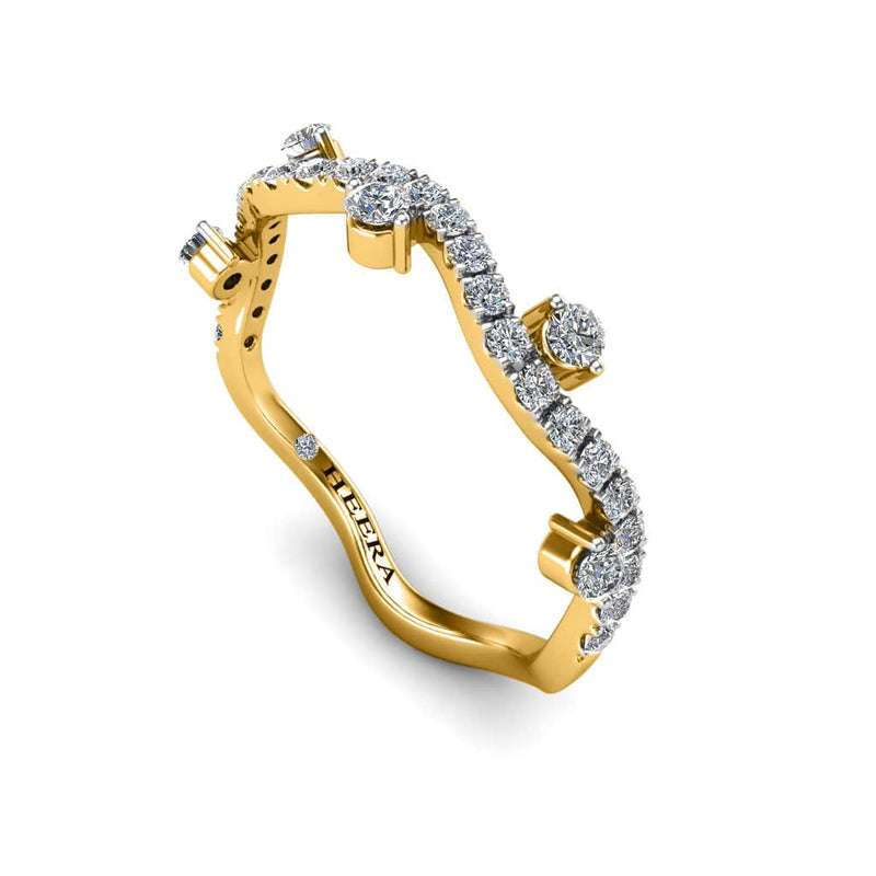 The Roman Lovestory Art Deco Eternity Ring - HEERA DIAMONDS