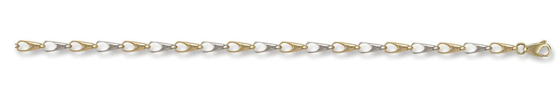 Two Colour Gold Fancy Bracelet - HEERA DIAMONDS